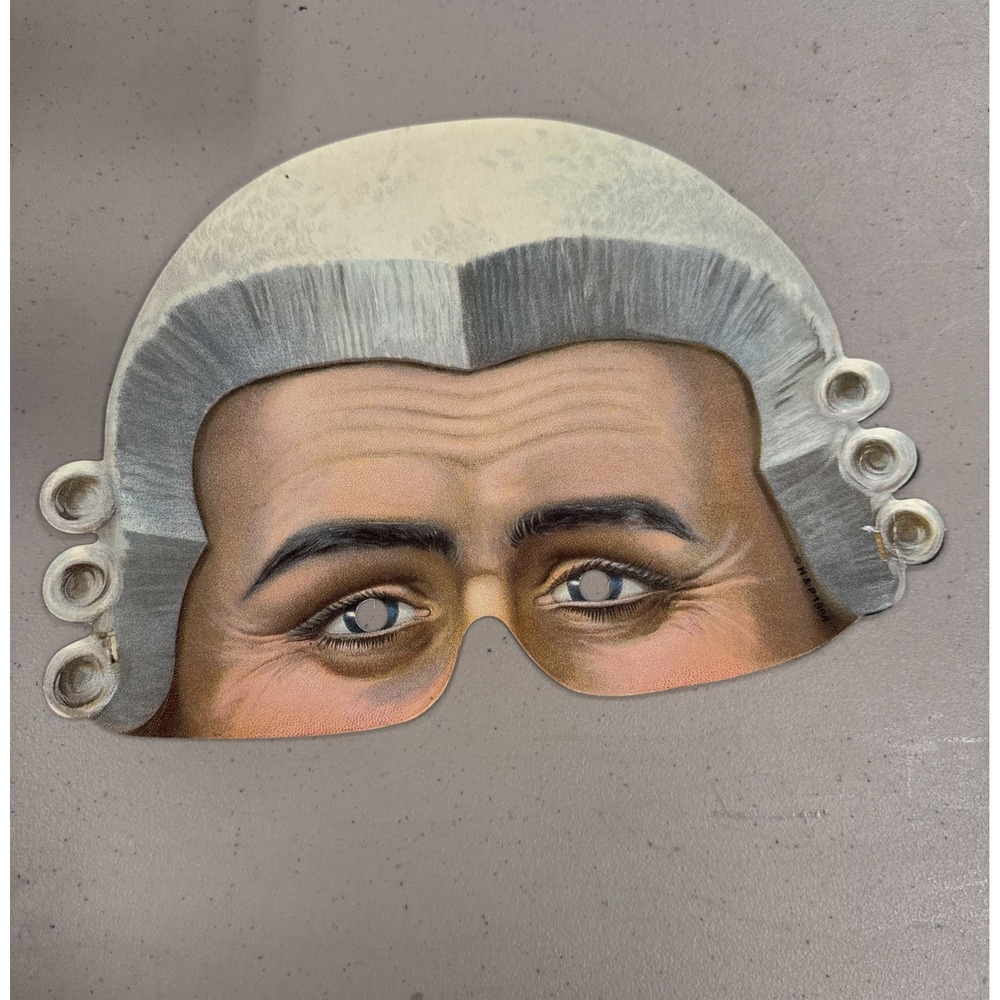 Counsel Victorian Diecut Paper Mask, Halloween/Masquerade/Costume